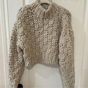 Lovers and Friends x Bridget Jolene Knit Sweater in OatmealSize Small
